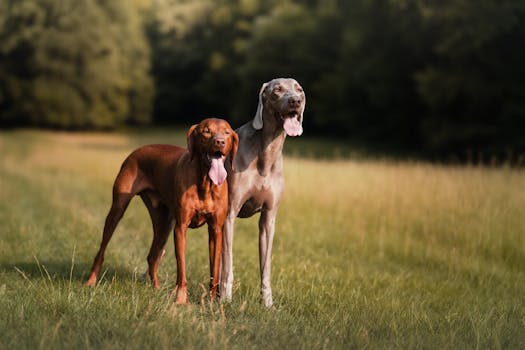 Vizsla dog