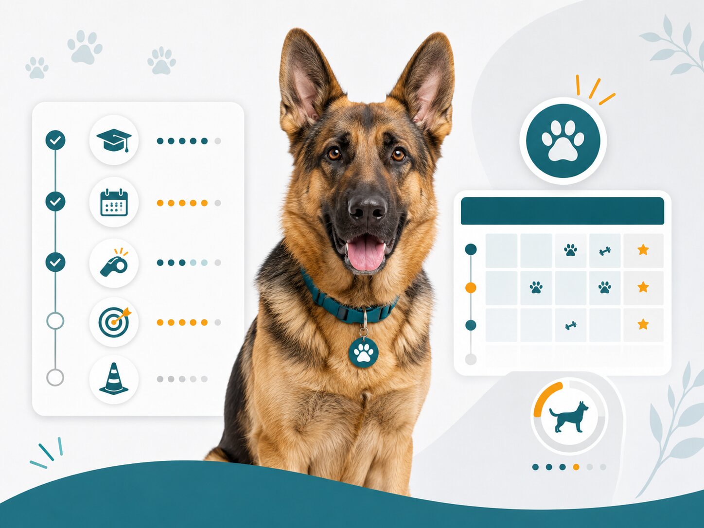 Golden Retriever in training — Dog Training Plan Generator